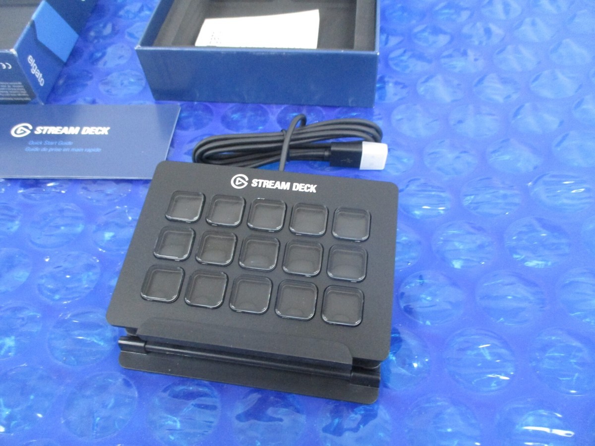Elgato Stream Deck ［20GAA9902］15キー配列 Stream Deck Scissor Keys | Precision 15-Key Control Pad | Elgato