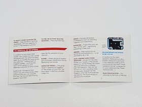 Cybernoid Authentic Original NES Nintendo Manual Only