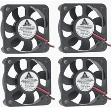 4X 12V 50mm Cooling Fan 50x50x10mm DC PC Computer Case 3D Printer 5010 2Pin A539