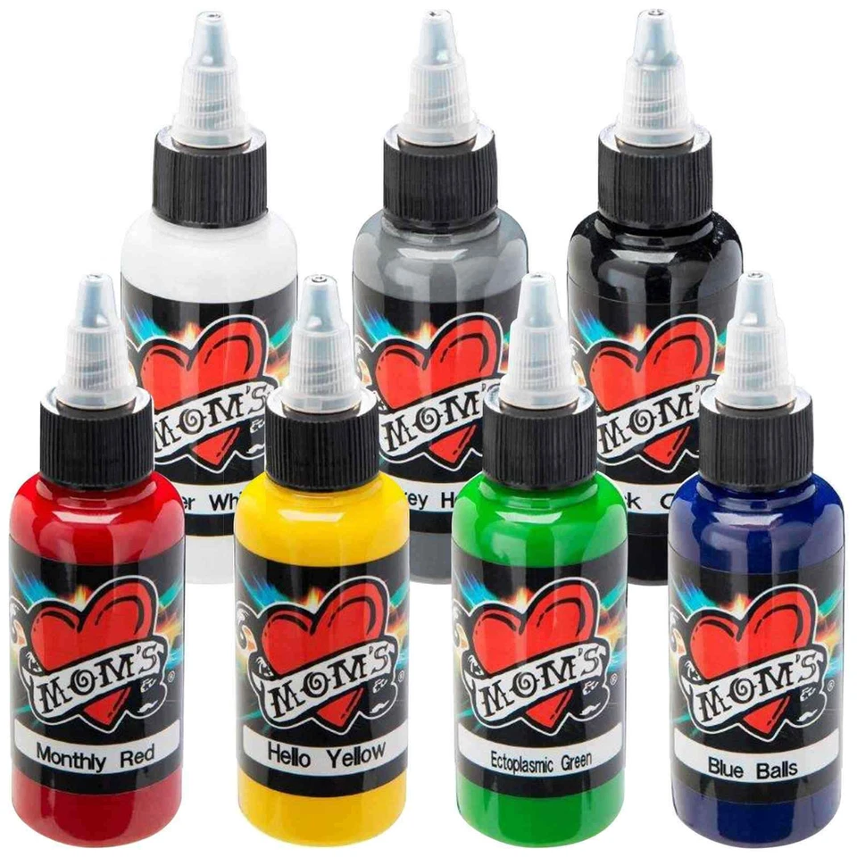 MILLENNIUM MOM'S MOMs Millennium Tattoo Ink - 7 Color Set