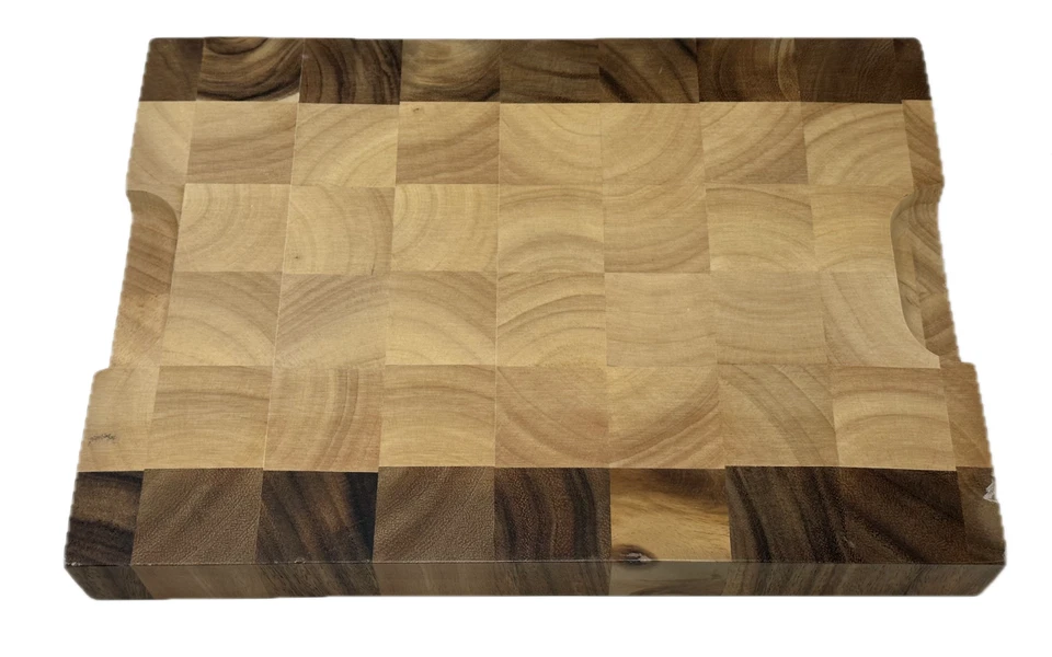 NEW Angels Envy Cutting Board Butchers Block Acacia Hardwood 14 x 10 x 1 5/8" - Image 3 of 4