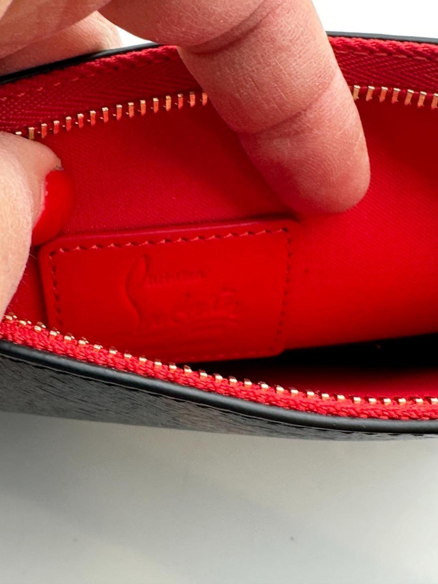Christian Louboutin CL Logo Mini Zip Pouch Clutch Bag