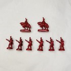 Risk 40th Anniversary Collectors Ed Board Game 8 Metal Pieces Red Army Cav + Inf