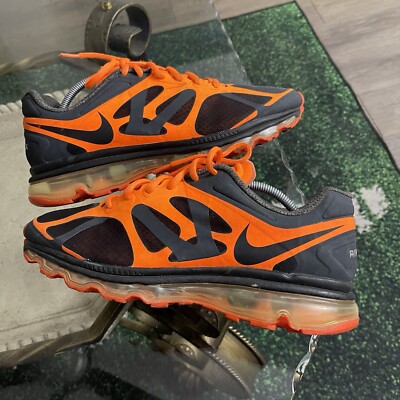 Nike Air Max 2012 Total Orange Size Anthracite Black Halloween RARE  Vintage