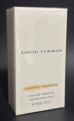David Yurman EXOTIC ESSENCE Women Edt 3.4 oz 100ml Eau de Toilette Spray nib