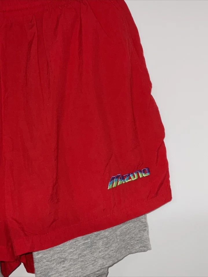 Pantalones cortos deportivos vintage Mizuno para mujer XL hechos en EE. UU. Foto 2 de 4