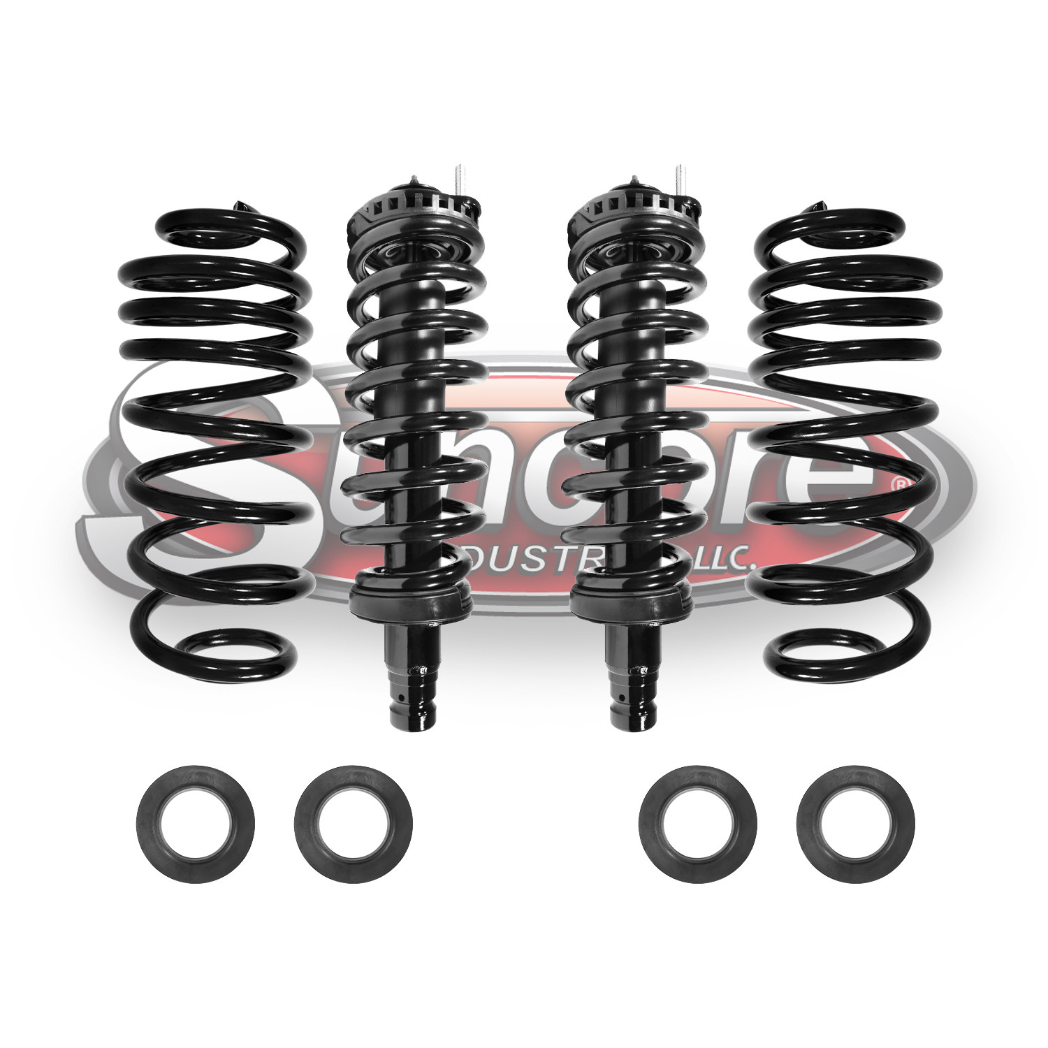 2005-2009 Saab 9-7x Rear Coil Spring & Front Strut Suspension Conversion Kit
