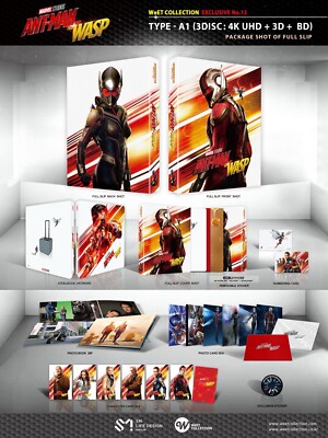 Ant-Man and the Wasp WeET 4K A1 Fullslip Steelbook 692/1200 Limited OOP