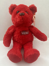 Hershey  s Krackel Red 9 inch Plush Beanie Bear Kurt S Adler HY120 1999 W Tag Vtg