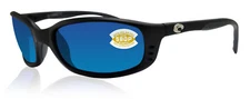 Costa Del Mar BR11OBMP Brine Matte Black Blue 580P Polarized Lens Sunglasses NEW