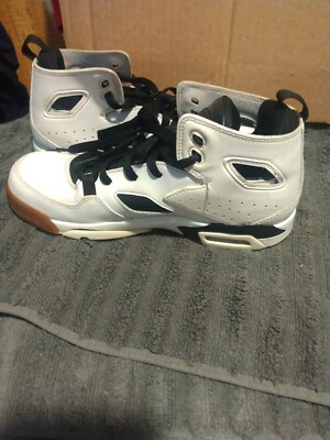 Nike Air Jordan Flight Club 91 GG Size 6.5Y White Black Gum  display picture 1