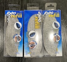 Expo Dry Erase Precision Point Eraser Refill Pad Felt-lot of 3-NEW