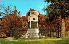 Postal del campo de batalla nacional de la tumba general Edward Braddock Fort Necessity