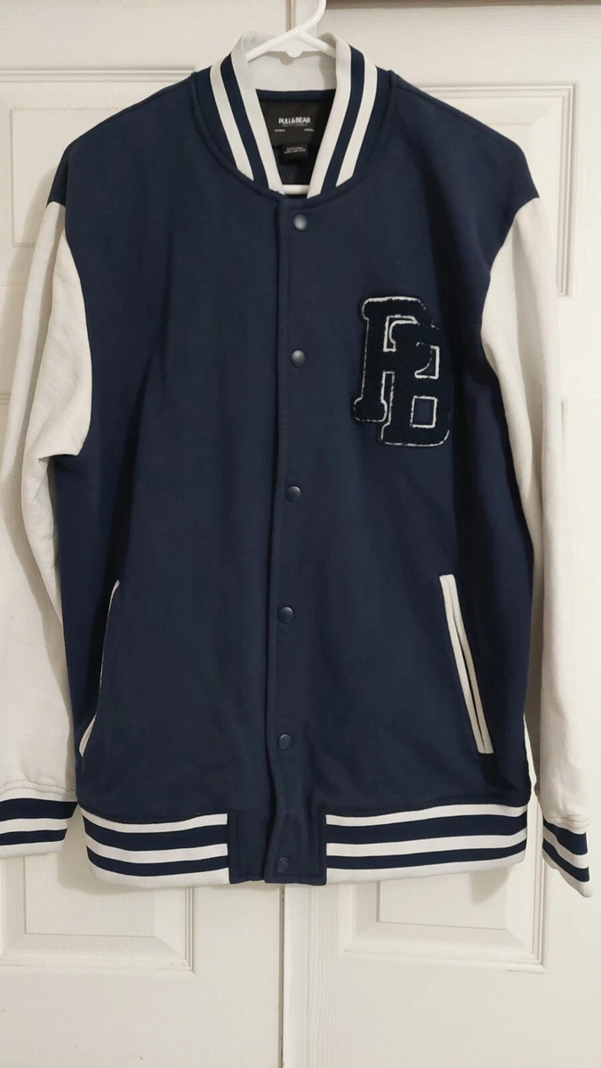 Pull and top bear varsity jacket