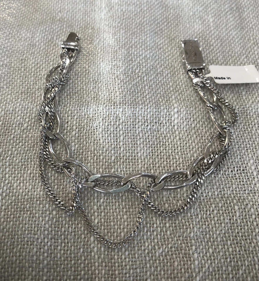 Pulsera PIANEGONDA Cadenas de Ley 925, hecha en Italia, diseñador � Foto 2 de 4