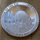 1 oz Silver Round -Year of the PIG-.999