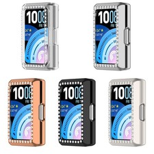 For Huawei Band 11Pro/11Pro NFC Diamond Case PC Cover Hollow Out Protective Case