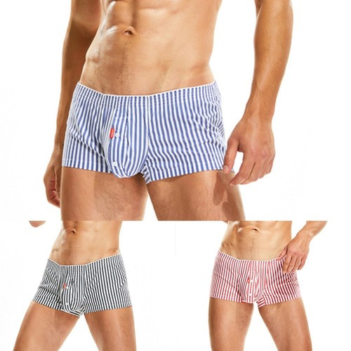 Lot De 6 Boxers Homme En Coton Tissé - Coupe Ample, Anti-transpiration, Tailles M à 5XL (Motif à Carreaux)