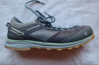 Shades of Gray Textile & Suede VASQUE Grand Traverse Laced Hiking Sneakers 10 M