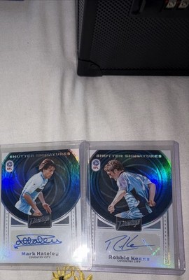 Panini Efl Prestige Robbie Keane / Mark Hateley Base Autos Coventry City