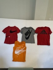 Boys Nike  Adidas Shirt Lot   Size 7, 4 Pack