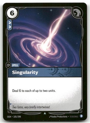 Singularity #105/298 (NM) Origins OGN Riftbound