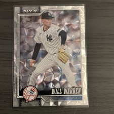 Topps Series 1 2026 Will Warren Parallel #176 New York Yankees Baseball Card