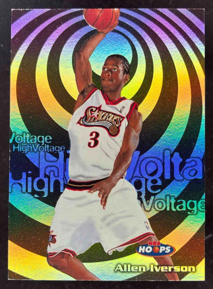 1997-98 Hoops High Voltage #8 HV Allen Iverson