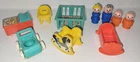 Vintage 1977 Fisher Price Little People Nursery Set, Complete, 10 pieces