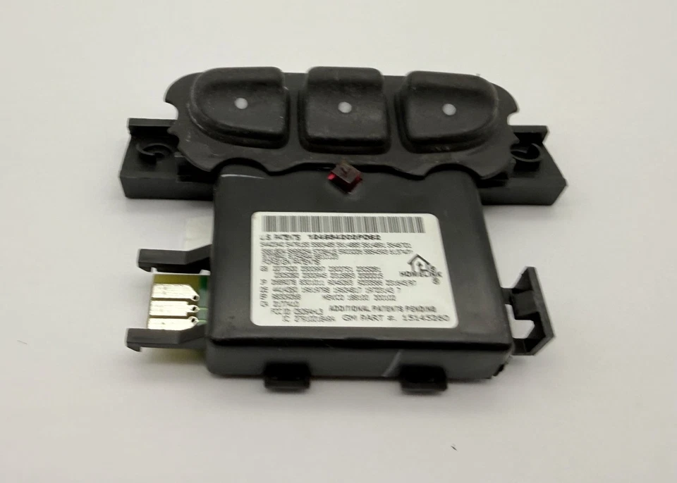 Interruptor Homelink para puerta de garaje consola superior Cadillac Escalade Tahoe 07-14 OEM Foto 4 de 4