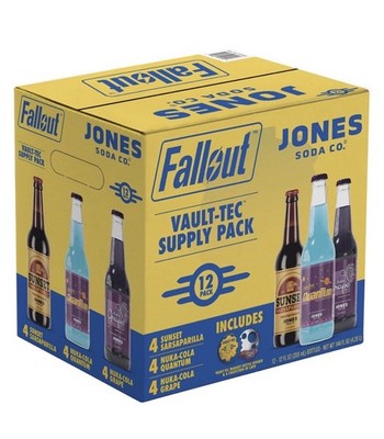 Jones Soda Co. Fallout Vault-Tec Supply Pack Vault Boy Magnet Opener 12-Pack