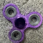 Hand Stress Relief Focus Fidget Spinner Toy Purple — photo 3