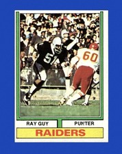 1974 Topps Set-Break #219 Ray Guy RC EX-EXMINT *GMCARDS*