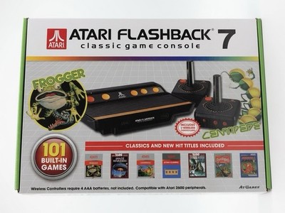Atari Flashback 7 Classic Game Console Black/Orange, 2 Controllers