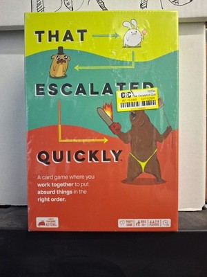 That Escalated Quickly Board Card Party Game, Exploding Kittens