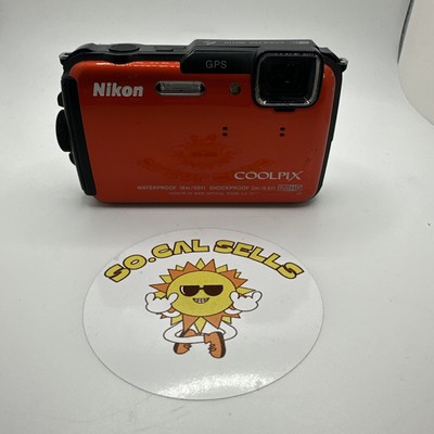 Nikon COOLPIX AW110 オレンジ Nikon COOLPIX AW110 16.0MP Digital Camera - Orange for sale