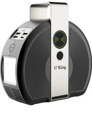 Portable Power Station 100W/4200mAH with LED 7 Ports  Orange Colored Handle 