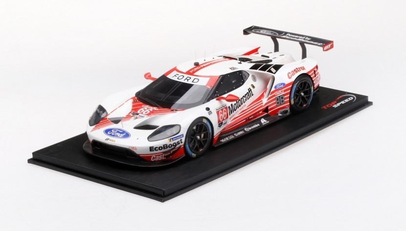 Ford GT GTLM 66 Top Speed réplique de collection haute résine 1/18