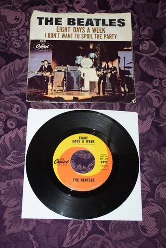 The Beatles Eight Days A Week I Don't Want To Capitol 5371 Pic Sleeve 45 7" VG+