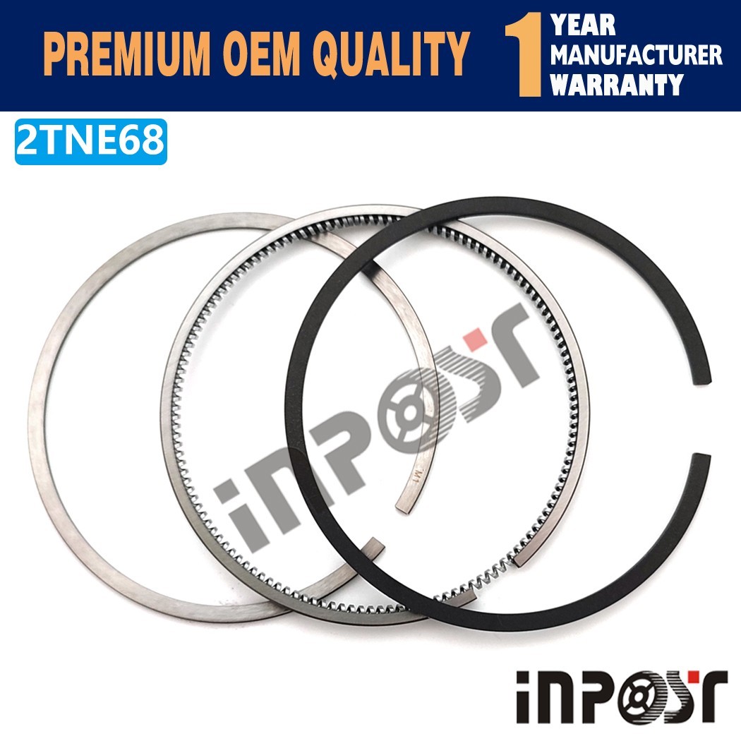 2set 2TNE68 2D68E Piston & Ring Set Fit for Yanmar Engine Komatsu PC03-2 68mm