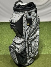 Cobra Ultralight Pro Cart 14-Way Golf Bag w/ Rain Hood Winter Snake Camo NEW 