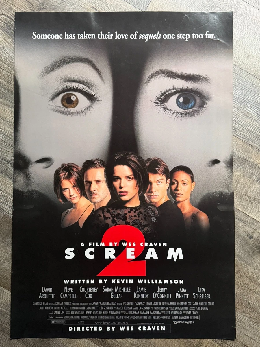 Preços baixos em Pôsteres originais de filmes Scream memorabilia