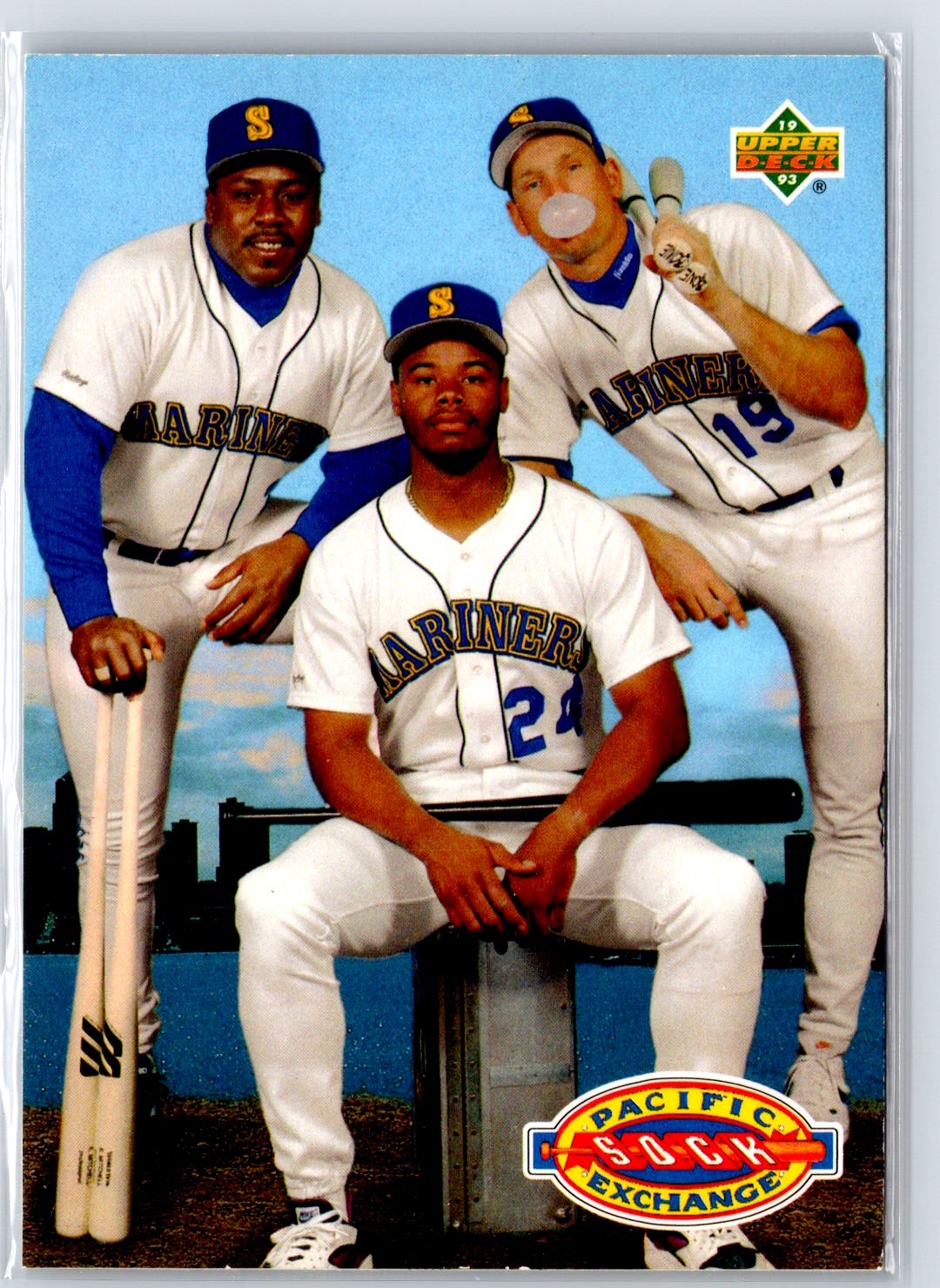 1993 Upper Deck #55 Ken Griffey Jr. / Jay Buhner / Kevin Mitchell Mariners