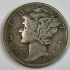 1929-S Mercury Dime 10c 90% Silver Coin