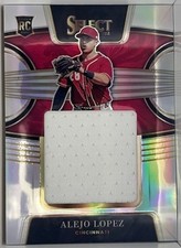 2022 Panini Select Alejo Lopez Silver Patch 71/250 Reds RC