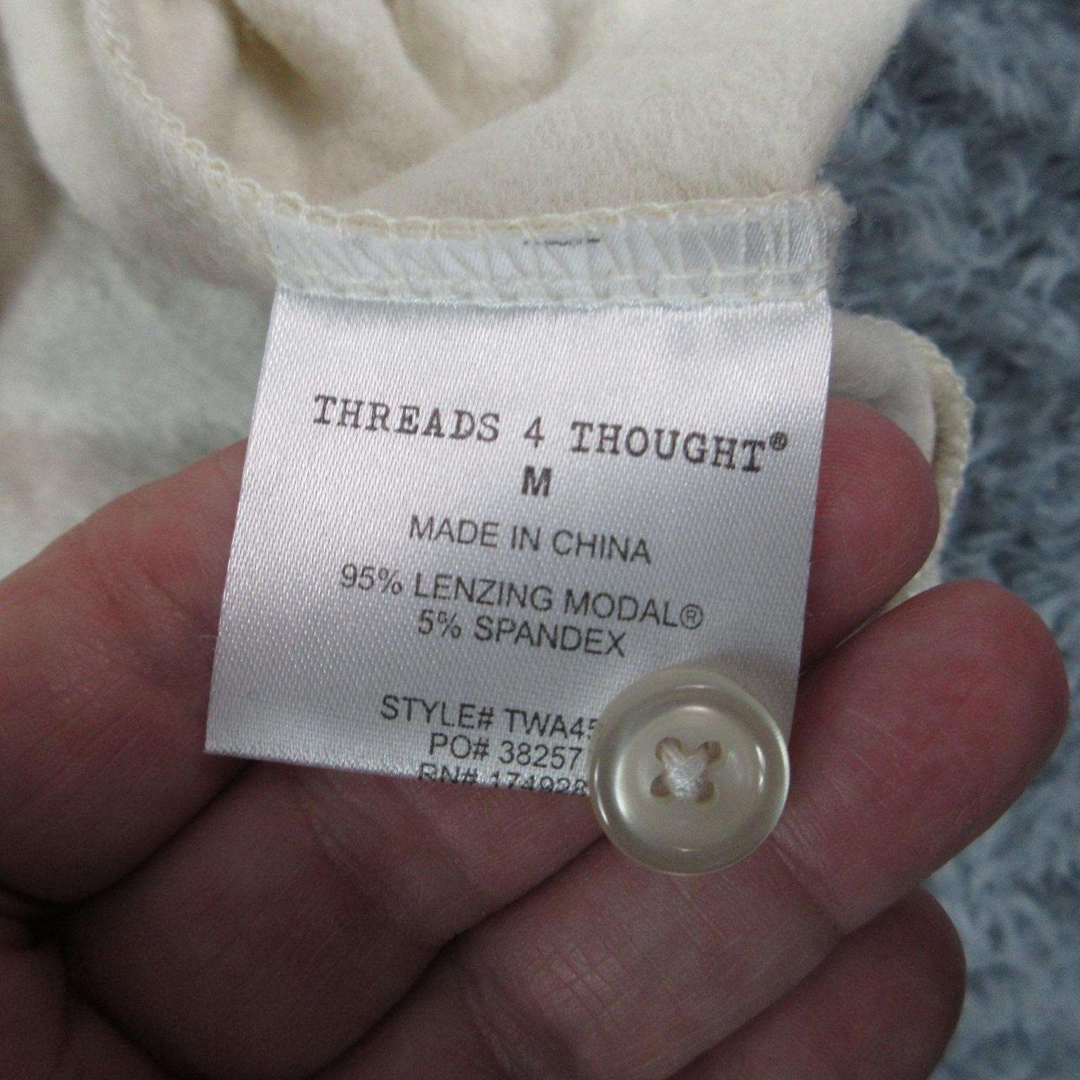 Threads 4 Thought Pullover Womens Medium Beige Co… - image 8