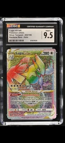 CGC 9.5 Lugia VSTAR (Secret) 202/195 Swsh12: Sword & Shield Silver Tempest Holo