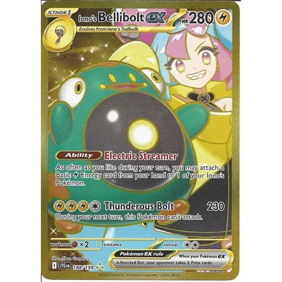 188/159 Iono's Bellibolt ex : Hyper Rare Card : Journey Together