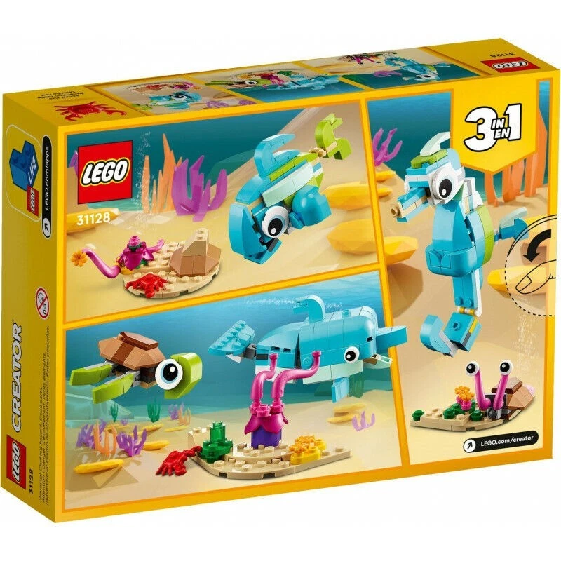 LEGO 31128 Creator 3 in1 Dolphin and Turtle Brand New In Box - Image 3 of 4
