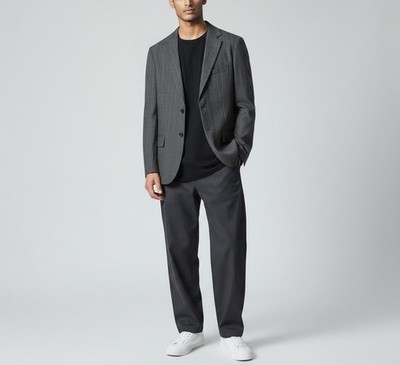 Hugo Boss Achten/Habon Red Label Blazer Herren Einreiher (EU) 46 Grau